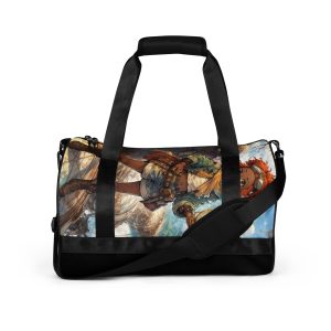 All-over print gym bag