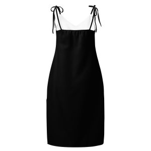 Tie-strap midi dress